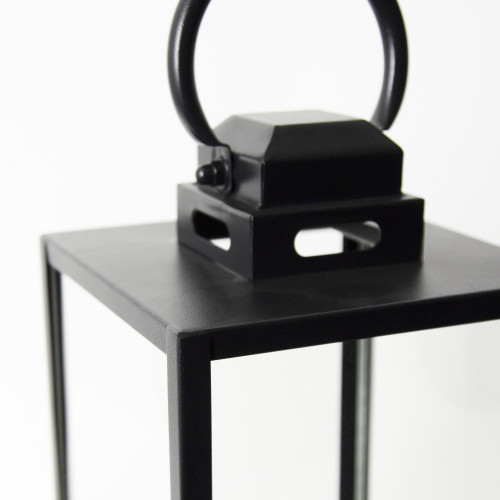 Lot de 2 Michigan Photophore Lanterne Noir Small
