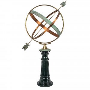 Set cadran solaire Hercules Z11 (5262) & socle Rhodos (5272) - Nostalux - ornements de jardin