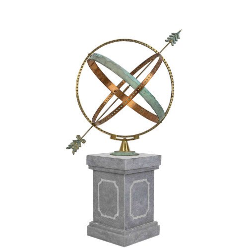 Set cadran solaire Hercules Z11 (5262) & socle SB106 (5270) de KS Lighting - sets cadrans solaires - ornements de jardin | Nostalux.fr