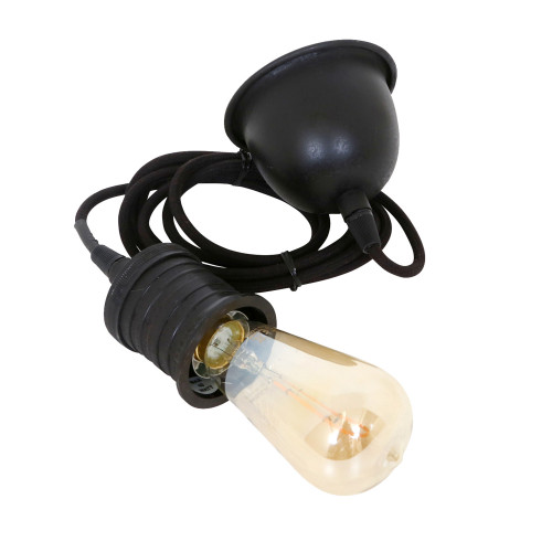 Wire & Holder en laiton noir antique