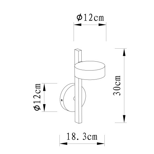 Lot 3 appliques Orion cuivre extérieur IP44 G9 LED
