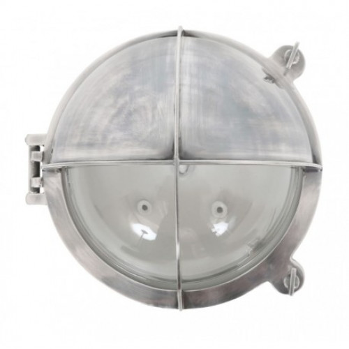 lampe série maritime - lampe de bateau Taylor argent antique - Nostalux