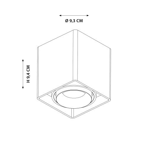 Éclairage intérieur Spot Bjron bronze moderne