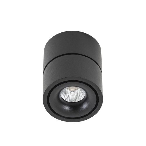 Plafonnier / Spot en saillie noir orientable Ole 1 (7678) | Nostalux.fr