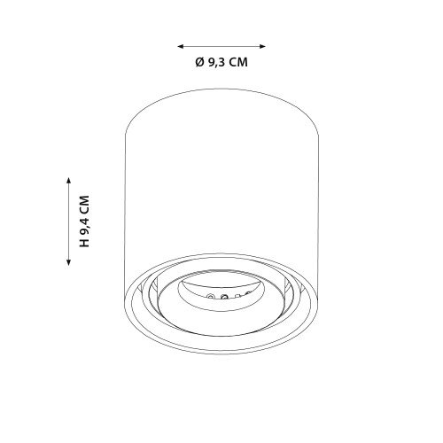 Éclairage intérieur Spot Oliver bronze moderne