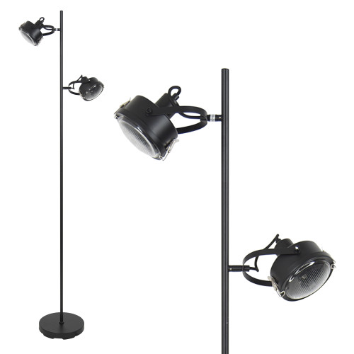 Lampadaire Satellite noir (6851) | Nostalux.fr
