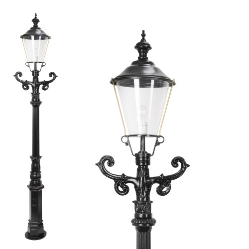 Lampadaire de jardin De Zaan (0605) avec lanterne ronde
