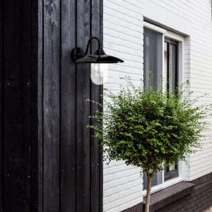 Applique murale d'extérieur Brig noir avec Smart WIFI LED|Nostalux.fr