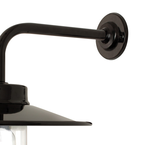 Applique murale noire avec détecteur de mouvement – design rustique