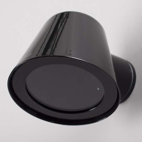 Applique murale noire GU10 avec capteur jour/nuit