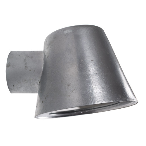 Applique murale argentée GU10 avec capteur jour/nuit