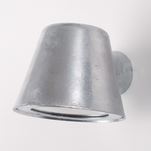 Applique murale argentée GU10 avec capteur jour/nuit