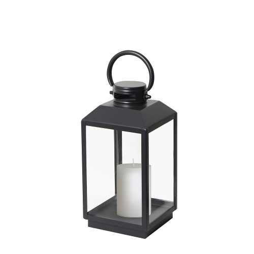 Lot de 2 Newport Photophore Lanterne Noir Small
