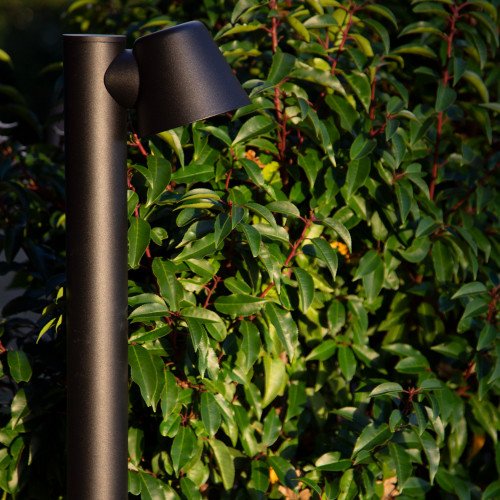 Lampadaire, lampe sur pied Vita Cup noir mat